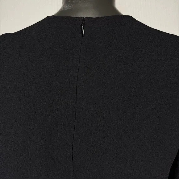 PRADA ASOTV Glamoretti Black Floral Beaded Embellished 3/4 Sleeve Blouse IT 42 - Picture 7 of 16